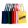10 OZ Reusable Multi Color Assorted Color Cotton Simple Canvas Bag