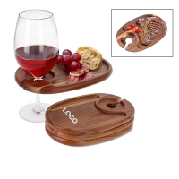 Acacia Wood Appetizer Plates