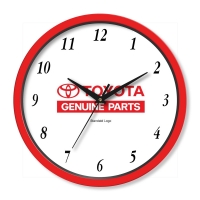 Custom Full-color Wall Clock 10 Inch Operated Silent Non Ticking Analog