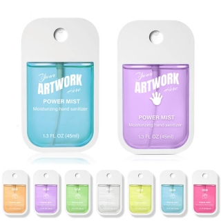 45 ML/1.3 OZ Pocket-Sized Colorful Scented  Spray Sanitizing Power Mist Sanitizer