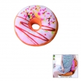 Full Color 3D Digital Print Round Chair Cushion Donut Pillow