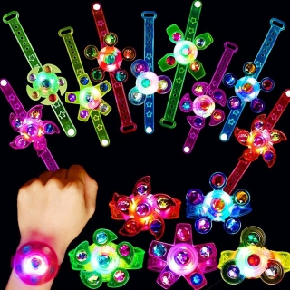 LED Light Up Fidget Spinner Bracelets
