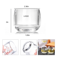 2.7oz/80ml Japanese-style Glass Tea Cups / Wine Glasses