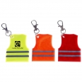 Reflective Vest Shaped Keychain