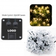 20 LED Solar Flower String Lights For Outside