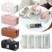 4-In-1 Pu Leather Makeup Organizer Bag