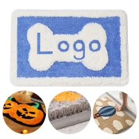 Home Decor Indoor Imitation Cashmere Bedroom Door Carpet