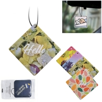Custom Square Shape Full Color Paper Air Freshener