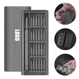 24 In 1 Small Magnetic Screwriver Kit With Mental Box