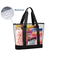 Handy Laundry Clear PVC Tote Bag