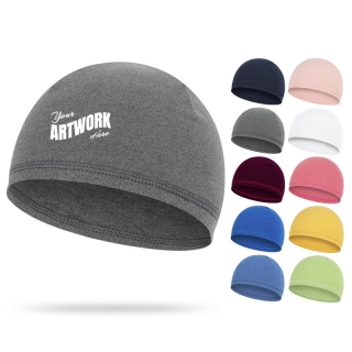 Fleece Beanies Winter Hats Skull Cap Liner Cycling Cap