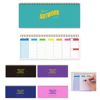Study Planner Book Weekly Monthly Office Notebook Journal