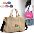 Canvas Tote Bag with Shoulder Strap for Women