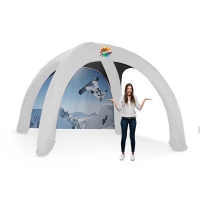 Custom 10x10 Ft Inflatable Dome Tent Advertising Canopy With 1 Side Wall