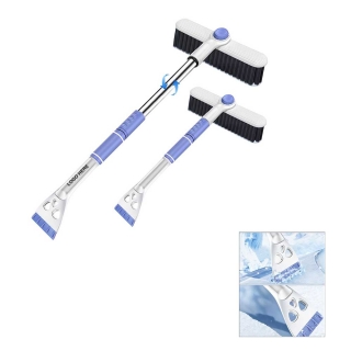 3 In 1 Extendable Snow Brush Ice Scraper For Car Windshield