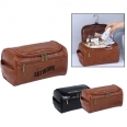 Hanging PU Leather Toiletry Bag Cosmetic Bag