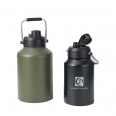 Stainless Steel Sports 64oz Insulated Water Bottle Jug Flask with Handle