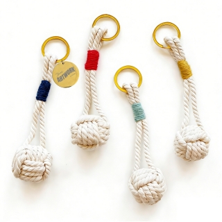 Hand-woven Monkey Fist Keyring