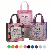 Custom Full Color Imprint 105 GSM Laminated Non-Woven Tote Bag