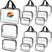 Clear Waterproof PVC Travel Toiletry Bag