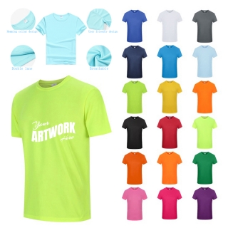 Quick Dry T-Shirt Moisture Wicking Short Sleeve