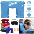 ‌Inflatable U-Shaped Travel Neck Pillow Sets