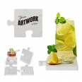 Diatomite Puzzle Drink Coaster