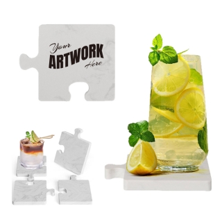 Diatomite Puzzle Drink Coaster