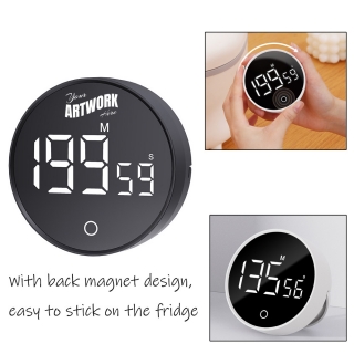 Large LED Display Magnetic Twist Digital Timer