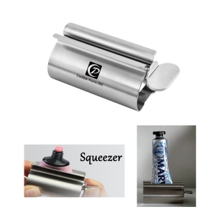 Toothpaste Squeezer Rollers Metal Toothpaste Tube Wringer Seat Holder Stand